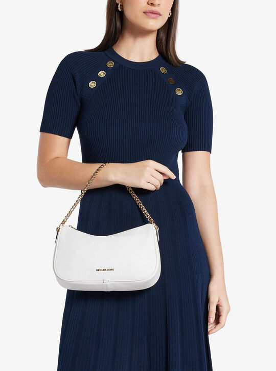 حقيبة كارميلا متوسطة الحجم من الجلد المحبب قابلة للتحويل michael kors حقيبة كارميلا متوسطة الحجم من الجلد المحبب قابلة للتحويل