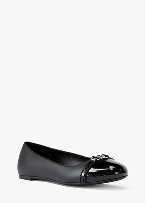 michael kors mandy leather moccasin