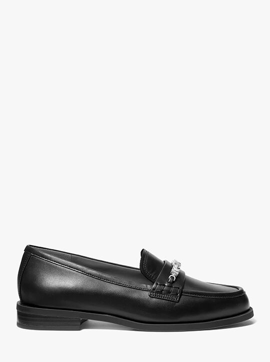 michael kors dina leather loafer