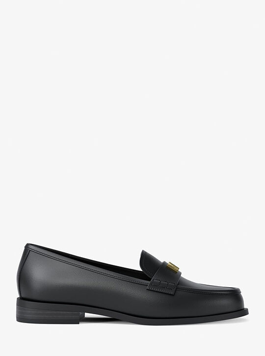 michael kors lex leather loafer