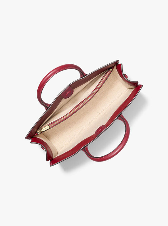 حقيبة سكارليت الجلدية متوسطة الحجم michael kors حقيبة سكارليت الجلدية متوسطة الحجم