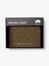 michael kors harrison logo billfold wallet with passcase