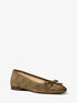 michael kors piper flex logo stitched suede