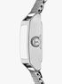 michael kors georgie silver tone watch