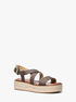 Lynn Signature Logo Platform Espadrille Sandal michael kors lynn signature logo platform espadrille sandal