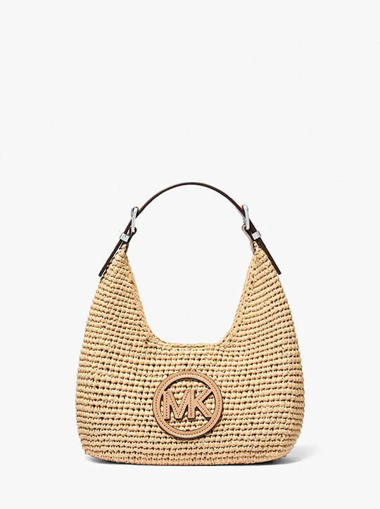 Nolita Small Crocheted Hobo Shoulder Bag michael kors nolita small crocheted hobo shoulder bag