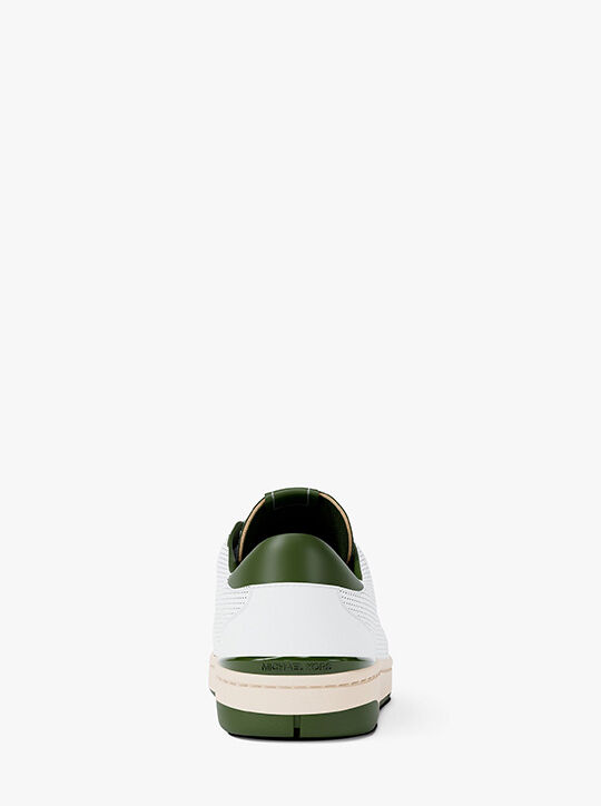 michael kors wilton perforated leather sneaker