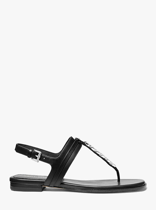 michael kors marcia embellished leather sandal