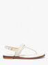 michael kors mandy signature logo t strap sandal