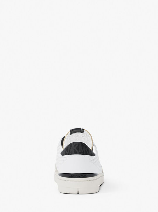 michael kors wilton perforated leather sneaker