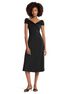 michael kors ribbed off the shoulder midi dress