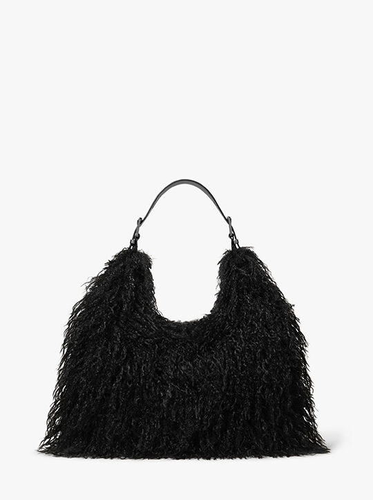 Nolita Large Faux Shearling Shoulder Bag michael kors nolita large faux shearling shoulder bag