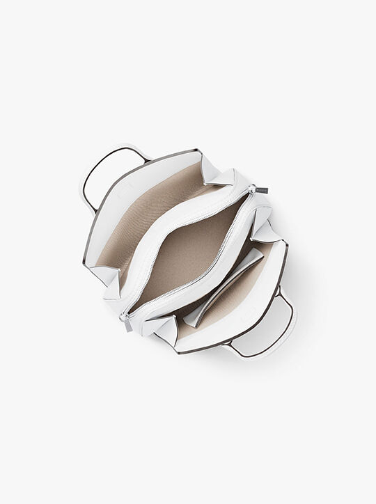 michael kors حقيبة ليلى الجلدية صغيرة جدًا