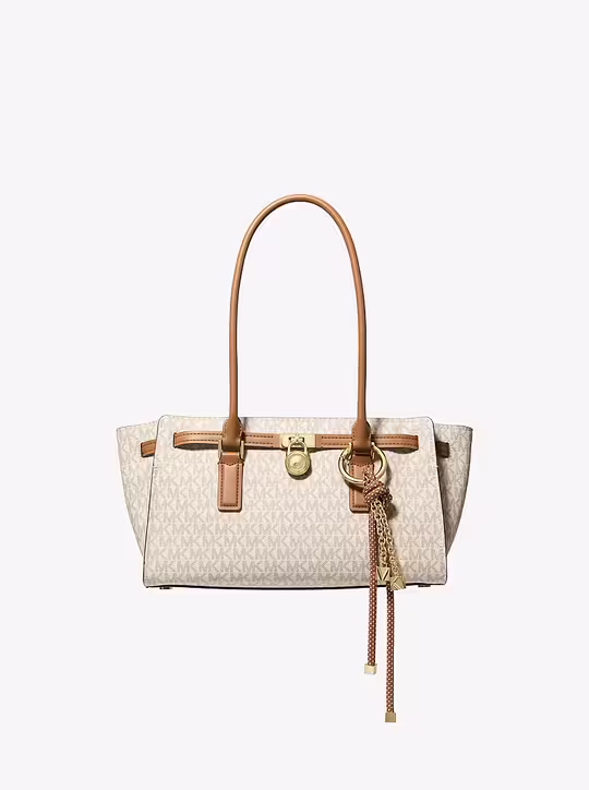 Hamilton Moderne Small Signature Logo Satchel michael kors hamilton moderne small signature logo satchel