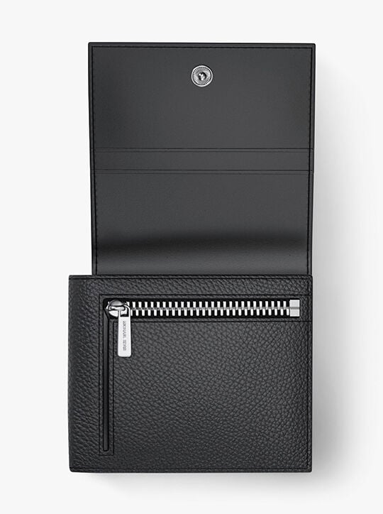 Hudson Pebbled Leather Wallet michael kors hudson pebbled leather wallet