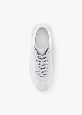 michael kors rhodes leather trainer