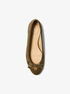 michael kors piper flex logo stitched suede