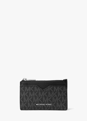 michael kors hudson signature logo card case