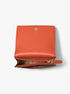 michael kors carson small pebbled leather wallet