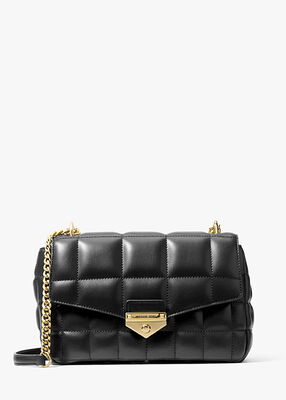 michael kors soho large quilted shoulder bag
