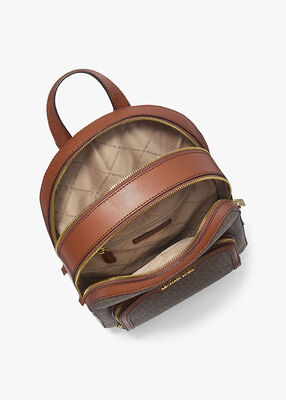 michael kors jaycee medium logo backpack