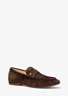 michael kors jennings suede loafer