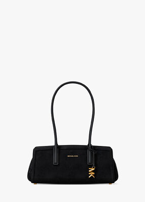 michael kors laila small suede shoulder bag