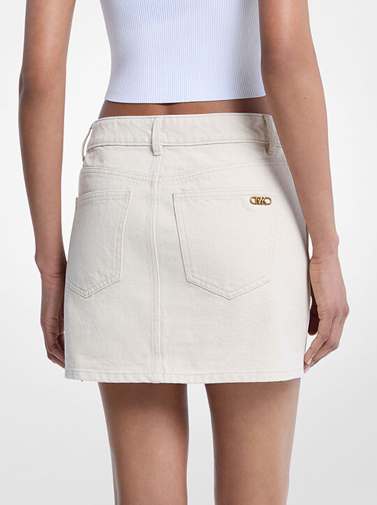 Denim Mini Skirt michael kors denim mini skirt