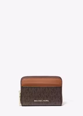 michael kors حافظة بطاقات جيت سيت صغيرة بسحاب