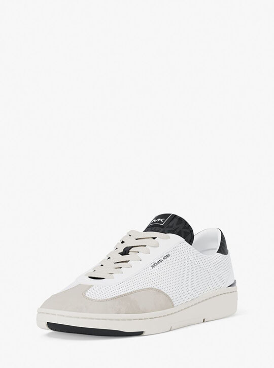 michael kors wilton perforated leather sneaker
