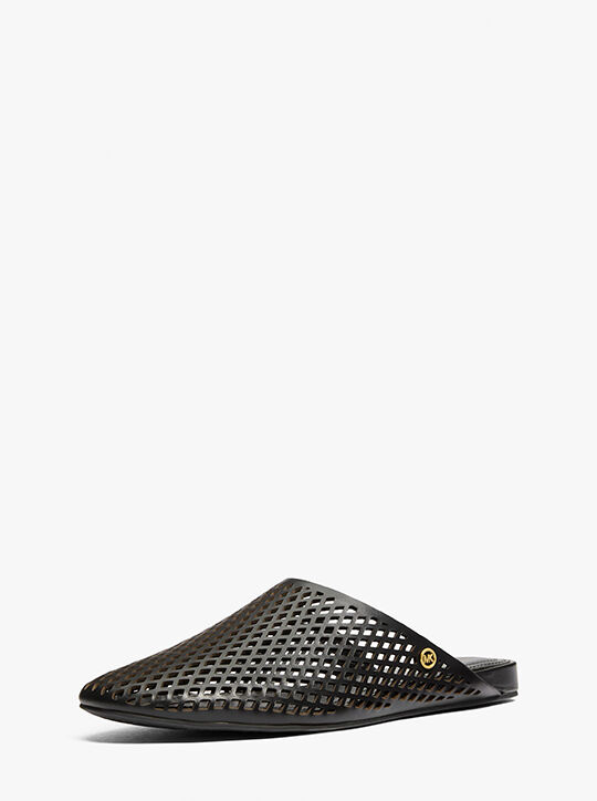 Cady Perforated Leather Mule michael kors cady perforated leather mule