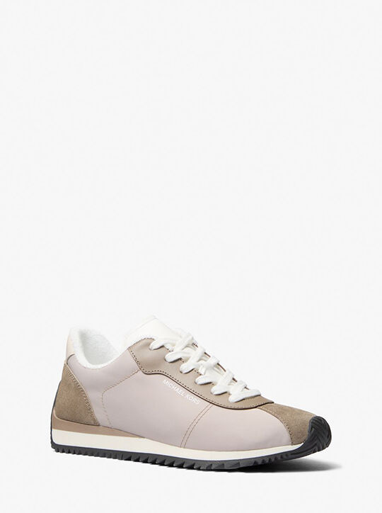 michael kors rhodes mixed media trainer