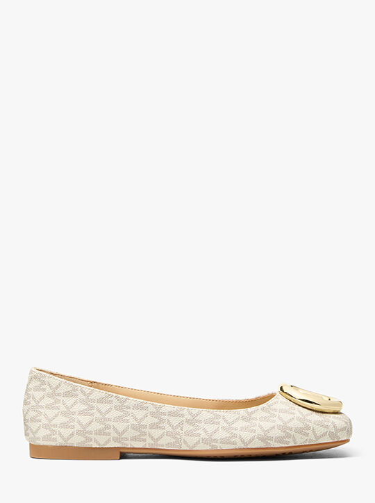 Milan Signature Logo Ballet Flat michael kors milan signature logo ballet flat