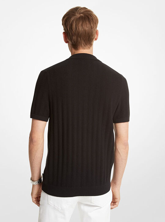 michael kors قميص من مزيج القطن