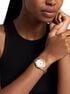 Mini Harlowe Pavé Gold-Tone Watch michael kors mini harlowe pav gold tone watch