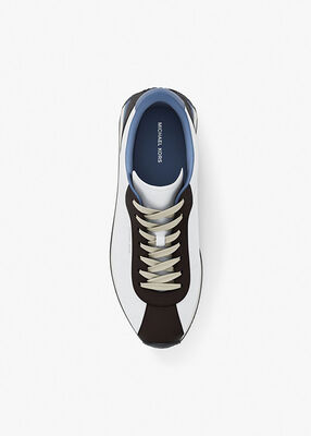 michael kors rhodes mixed media trainer