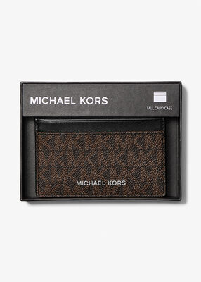 michael kors حافظة بطاقات جريسون طويلة بشعار الماركة