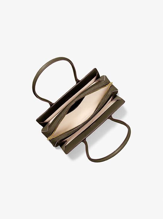 michael kors laila small suede shoulder bag