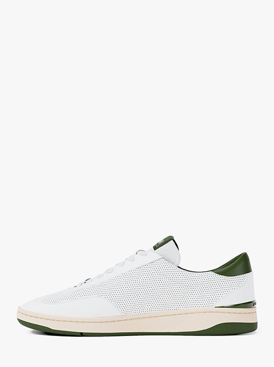 michael kors wilton perforated leather sneaker