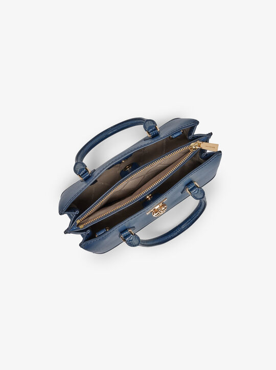 michael kors ruby medium leather satchel