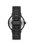 michael kors oversized billie black tone watch