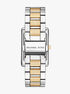 michael kors essex two tone watch