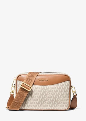 Bev Large Signature Logo Crossbody Bag michael kors bev large signature logo crossbody bag
