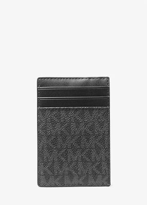 michael kors hudson logo card case