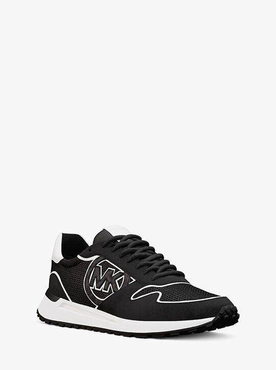 michael kors dax mixed media trainer