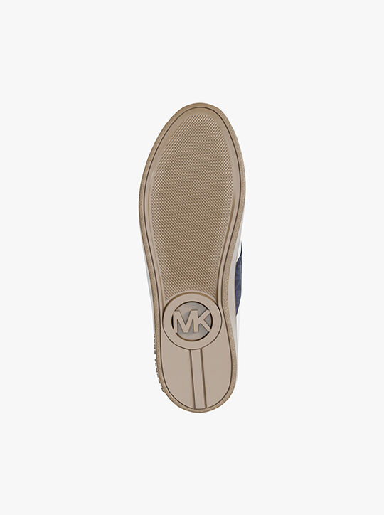 Kaycee Signature Logo Stripe Sneaker michael kors kaycee signature logo stripe sneaker
