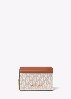 michael kors حافظة بطاقات جيت سيت صغيرة بسحاب