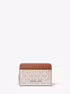 Jet Set Small Signature Logo Zip-Around Card Case michael kors jet set small signature logo zip around card case