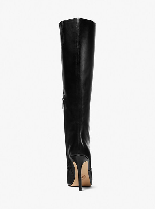 michael kors rue leather knee boot