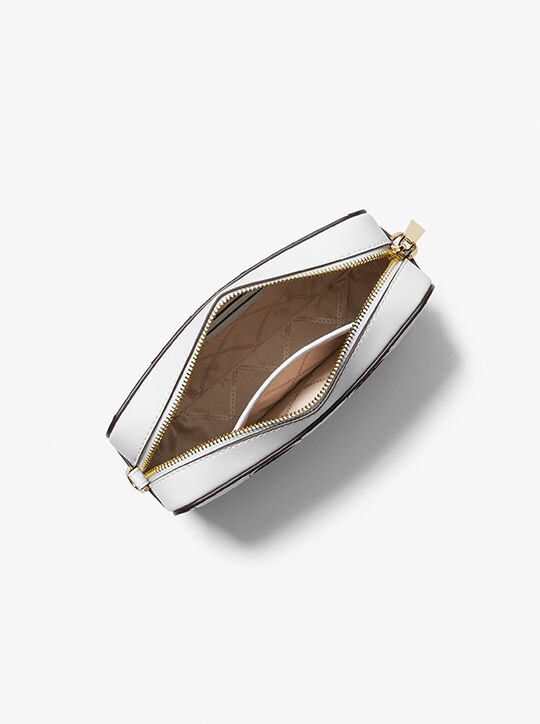 michael kors حقيبة كروس جيني من الجلد منسوجة متوسطة